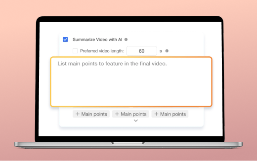 Visla's AI Video Summary tool, providing a way to generate concise video summaries with the help of AI, making content creation more efficient.
